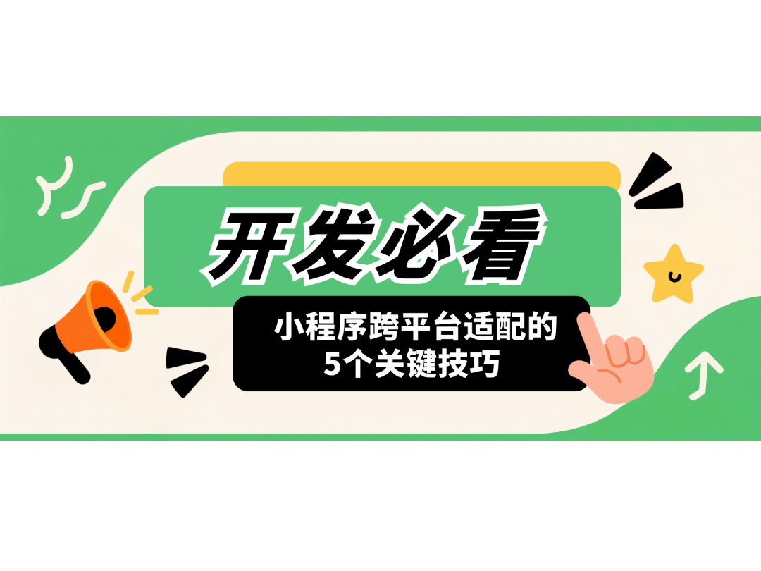 开发必看！小程序跨平台适配的5个要害技巧